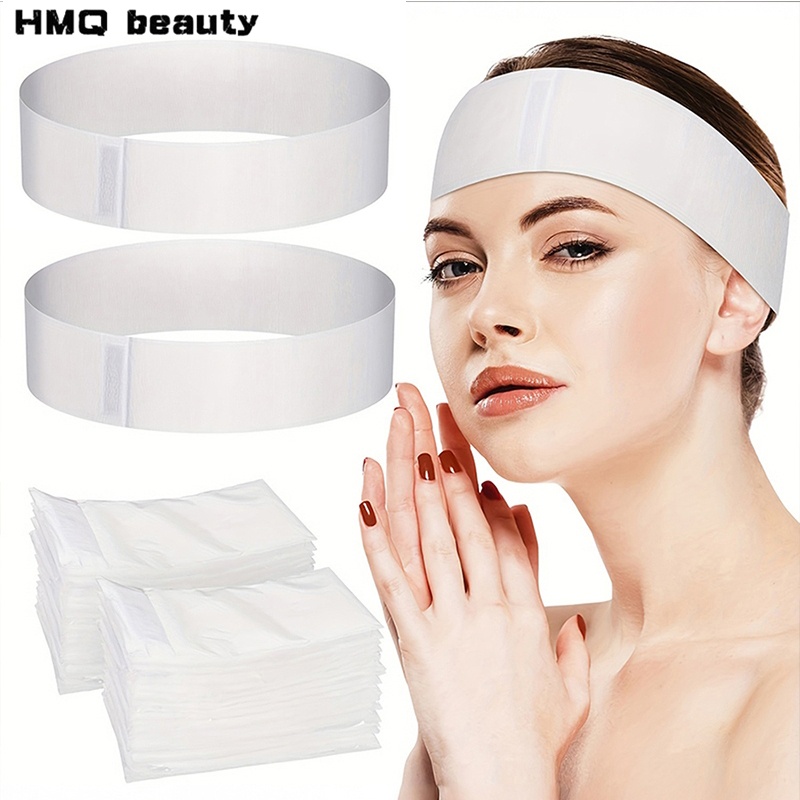 Beauty Makeup Women - 100/50/10 Stuks Wegwerp Gezichtshoofdbanden Spa Stretch